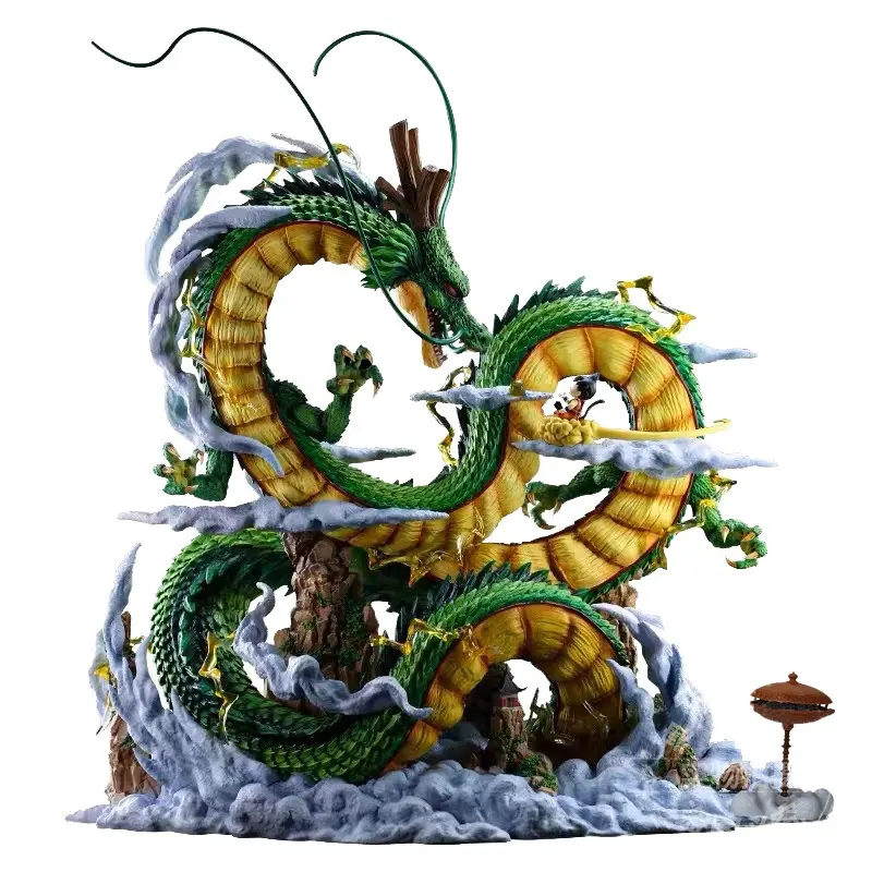 Anime High Quality 54cm Shengon And Goku Dragonball Z Figure Big Size Dragon Action Figure Statue