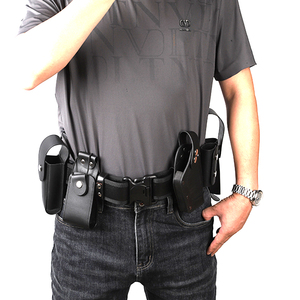Gina Gear Security Modulaire Handhavingsapparatuur Tactische Lederen Boston Riem Met Tactische Zakjes Voor Veiligheidsbrandweerman - Product Image 2