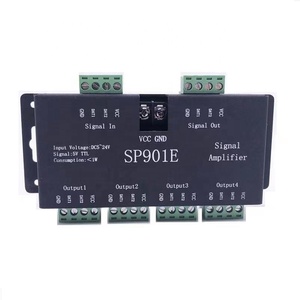 Светодиодный Усилитель сигнала SP901E WS2811 SK6812 APA102 RGB/RGBW светодиодное освещение светодиодные полосы пикселей SPI усилитель - Product Image 3
