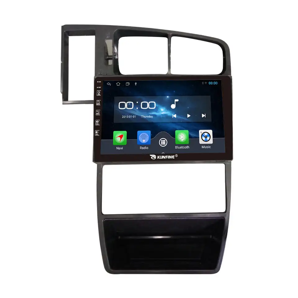 Untuk VW Jetta 2009-2012 9 inci perangkat Headunit Double 2 Din octa-core Quad Car Stereo navigasi GPS radio mobil android