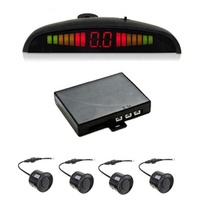 Pantalla LED Universal DIY, 4 sensores delanteros y traseros, Radar de respaldo inverso, zumbador, pitido, Ayuda de marcha atrás automática, Sensor de estacionamiento para coche - Product Image 1