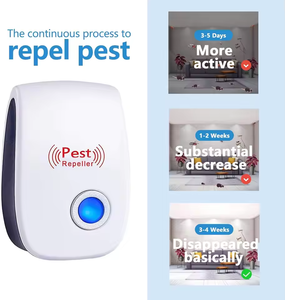Điện tử siêu âm Pest Repeller chống muỗi Bug côn trùng Killer EU cắm trong nhà Pest Control Pest Repeller - Product Image 2