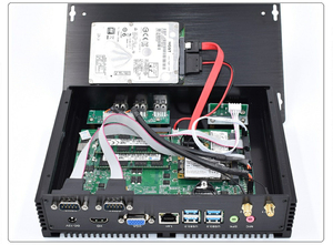 Intel Celeron 2955U/ Core, Mini PC sin ventilador, pantalla dual, COM dual, computadora de escritorio, 7USB, PC pequeña industrial silenciosa - Product Image 3