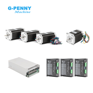 CNC Controller Kit Schrittmotor mit Versorgungs leistung mit Steuer platine 4 Achsen name 23 Schrittmotor Kit - Product Image 1
