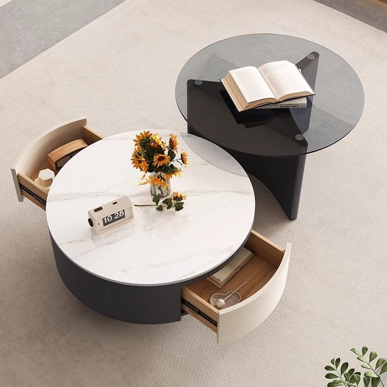 Table basse 80CM + table d'appoint