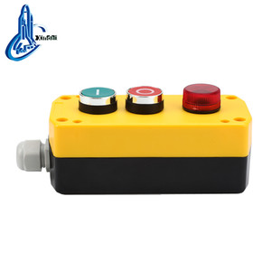 XDL721-JB363P 3 pulsante stazione di controllo pvc scatola pulsante con interruttore luci - Product Image 6