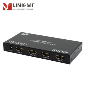 3x1 HDMI Switch 4K60Hz 18Gbps Soporte HDR, CEC, IR Control 3 en 1 Salida HDMI2.0 Switcher HDMI
