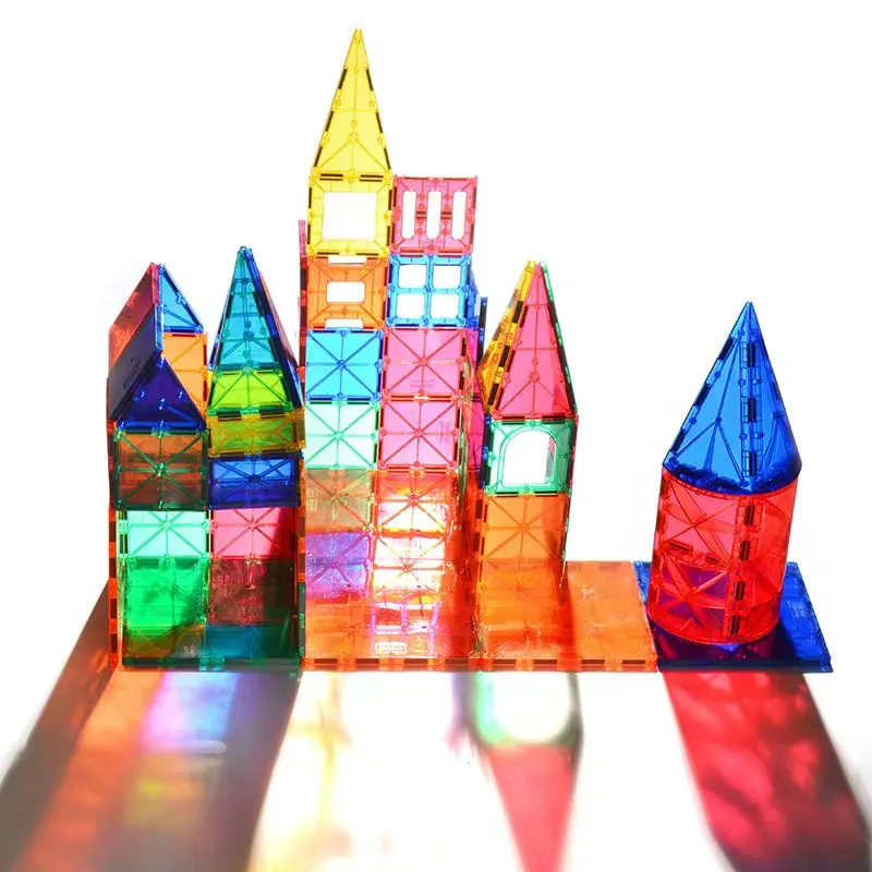 Educacional para crianças telhas educacional brinquedo plástico magnético