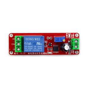 NE555 Trigger Timer Switch <strong>Delay</strong> Connect Module Adjustable Time <strong>Delay</strong> Relay With LED Indicator Board - Product Image 4
