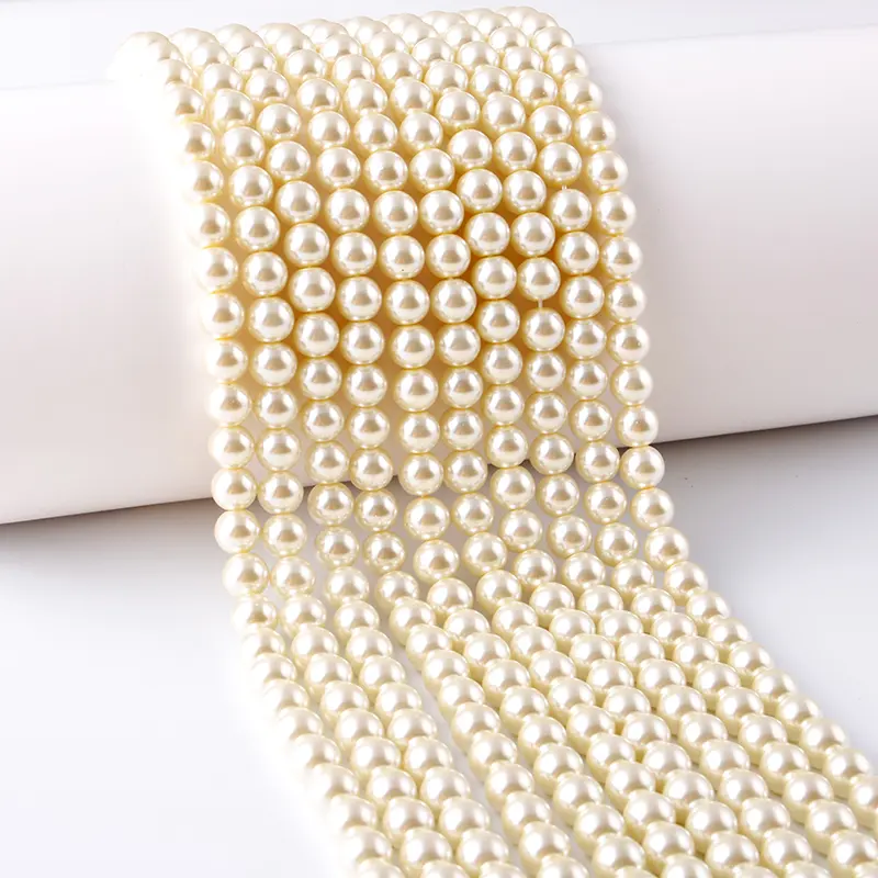 Wuzhou LS Jewelry factory wholesale cheap price white natural pearl strand freshwater pearl necklace