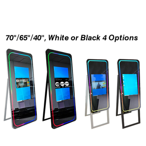 Stack Mirror <strong>Photo</strong> Booth Camera 09 Phot She Ll for Roaming Magic Mirror <strong>Photo</strong> Booth with Printer Selfie Touch Screen - Product Image 3