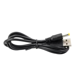 Parlak kalite 25cm USB DC güç kablosu turuncu Pi modülü USB DC güç kablosu 4.0*1.7MM tel yuvarlak delik şarj hattı - Product Image 1