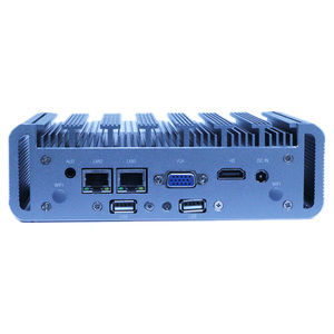 Intel Core i7 7500U Dual Core 2.7Ghz Industrial PC Dual Lan Dual Com di sicurezza di rete DDR4 WiFi Mini Computer