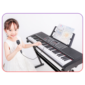 HUASHENG Smart Light-up 61 <strong>Keys</strong> Electric Organ <strong>Keyboard</strong> Instruments Teaching <strong>Function</strong> MP3 Playback Electric Piano for Beginners - Product Image 5