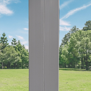 Ventana UPVC rectangular fija de vidrio transparente a prueba de viento de diseño simple de estilo francés - Product Image 4
