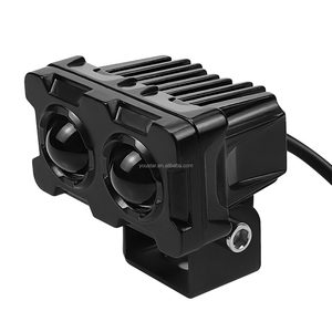 Lumen cao dễ dàng cài đặt máy chiếu ban đêm chiếu sáng ống kính lớn 25W xe máy Strobe flash LED ánh sáng ổ đĩa xe đèn phụ trợ - Product Image 3