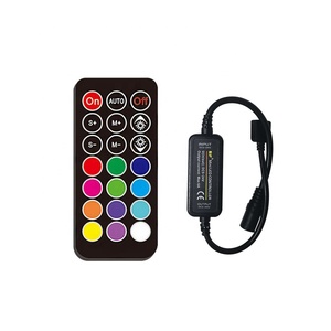 Bestseller Mini RGB RGBW COB Streifen LED Dimmer Controller RF 21 Tasten Fernbedienung LED Controller für Neon Strip LED Lichter - Product Image 1