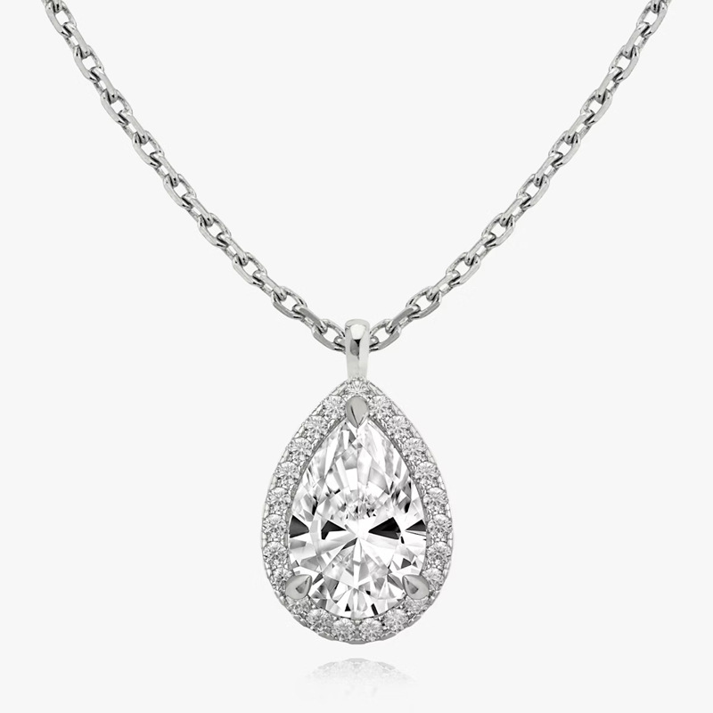 Moissanite+GRA Certificate-White Gold