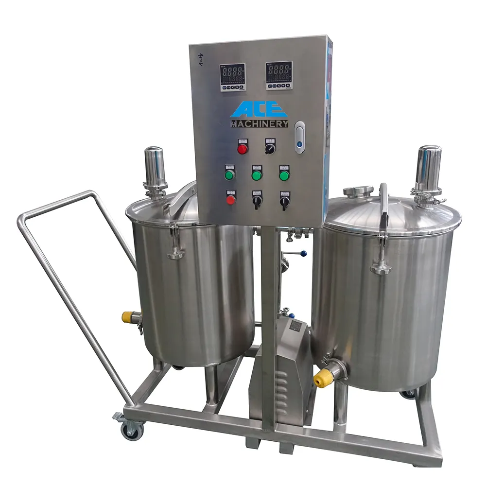 Sistema automatico del serbatoio di pulizia del CIP dell'acciaio inossidabile e macchinario di lavaggio del CIP utilizzato per il sistema di pulizia del succo di latte del birrificio CIP