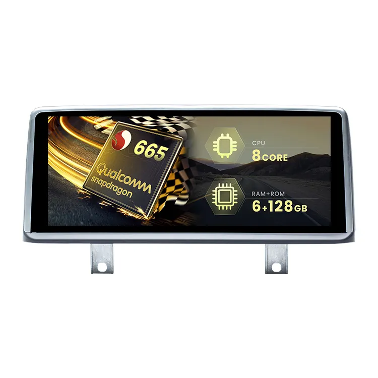 مشغل وسائط متعددة Qualcomm 665 4+64/128G Android 12 لسيارات BMW 3 4 Series F30/F31/F34(2013-2017) NBT EVO AutoRadio مشغل وسائط متعددة GPS Navi Carplay