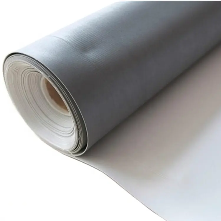 60Mil Bianco di Plastica Tessuto Materiale Foglio di PVC Pellicola della protezione Membrana per Tetto Impermeabilizzazione