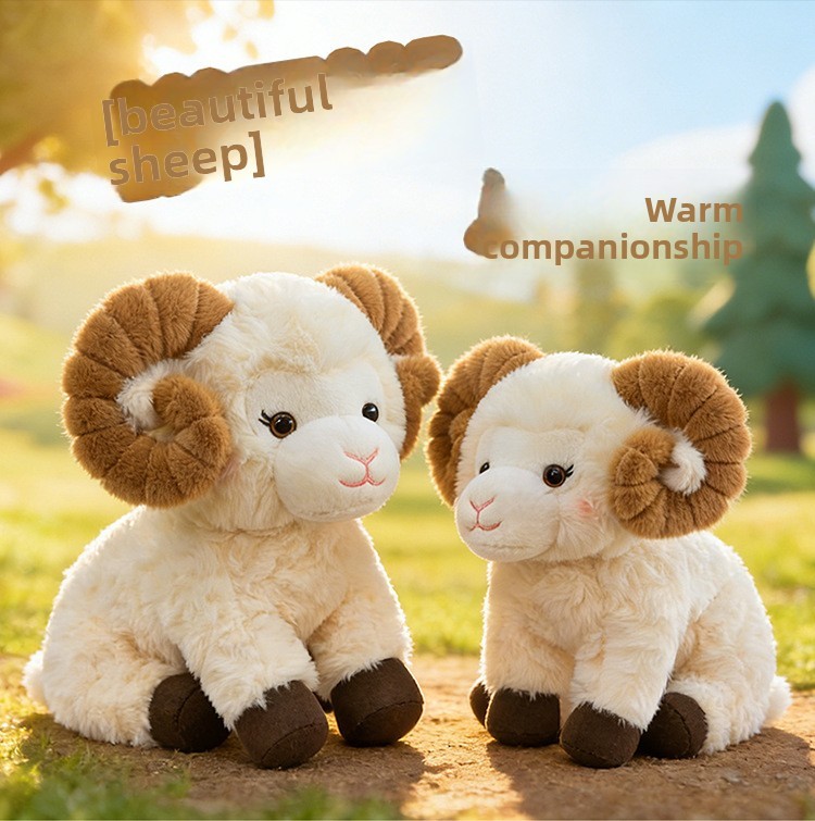 Magnifique mouton blanc-26cm 370g