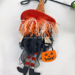 Búp bê không mặt vườn lùn Yêu Tinh biểu ngữ trang trí nhà Halloween trang trí Halloween Phù Thủy búp bê biểu ngữ trang trí - Product Image 4