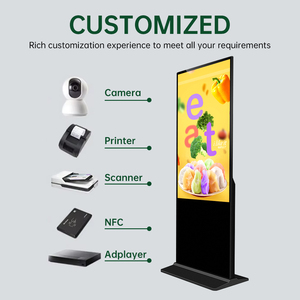 VISIGN 43 55 65 Inch Indoor Touch Screen Kiosk Vertical <strong>LCD</strong> Digital Signage <strong>Display</strong> <strong>With</strong> Cloud CMS <strong>Software</strong> for Retail Stores - Product Image 2