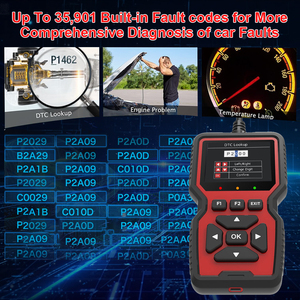 MIL Status Read clear DTC <strong>O2</strong> <strong>Sensor</strong> <strong>test</strong> Check Engine Code Reader OBD-II Obdii Scanner Engine Analyzer Diagnostic Tools for Cars - Product Image 4