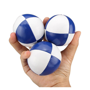 CHL Kids Small <strong>Toy</strong> 5/ 6.3cm OEM logo Printing Custom Assorted Color Sand Plastic Beads Filled Round Shape Hacky Sacks Kick Ball - Product Image 6