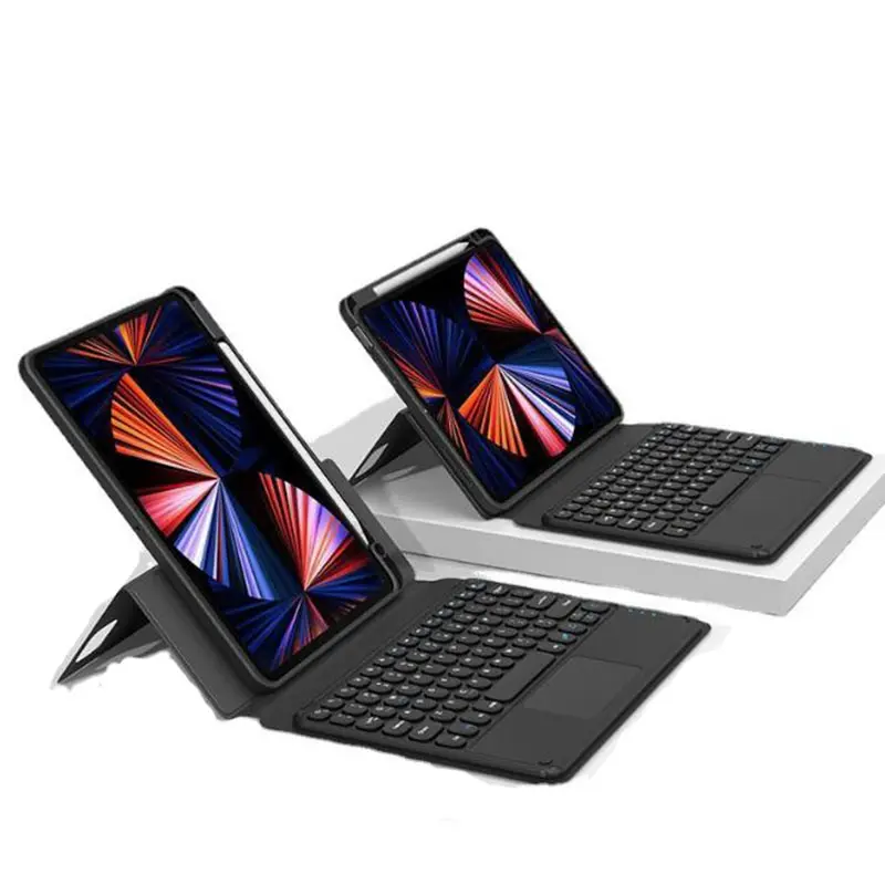 Wireless BT Tablet Magnetic Touchpad Keyboard Cover Case untuk Ipad Pro 11 Air 4/5 Ipad 10.2/10.5