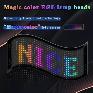 <strong>LED</strong> Soft Matrix Pixel Panel APP Control Car Rear Window <strong>LED</strong> Screen <strong>LED</strong> Display Sign DIY <strong>LED</strong> Flexible Display - Product Image 2