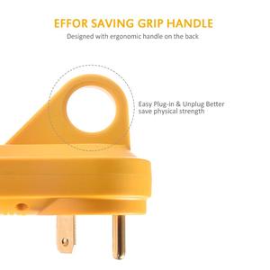 TT-<strong>30P</strong> Heavy Duty RV Replacement <strong>Plug</strong> 30 Amp Male With 125V Rated Voltage 30A Rated Current US CN Standards WiFi Compatible