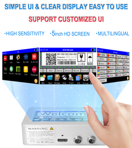 12.7Mm TIJ Expiry Date Portable Intelligent Upgraded Online TIJ Inkjet Printer Gun