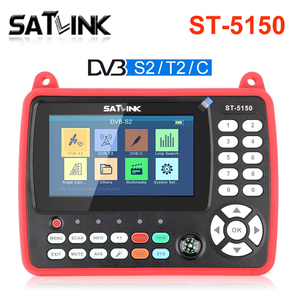 Satlink ST-5150 <span class=keywords><strong>Digital</strong></span> Satélite Tv Receptor Finder Medidor Signal <span class=keywords><strong>4</strong></span>.3 Polegadas Display LCD <span class=keywords><strong>DVB</strong></span>-S2/T2/<span class=keywords><strong>C</strong></span> COMBO HD H.265 HEVC <span class=keywords><strong>MPEG</strong></span>-<span class=keywords><strong>4</strong></span>