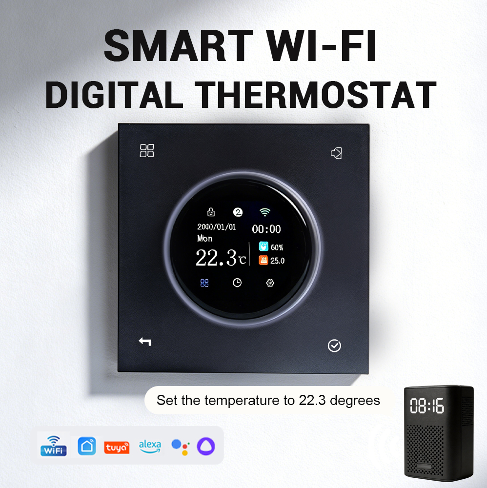 16A Wi-Fi Electric Heater (with 3-meter Sensor Cable)