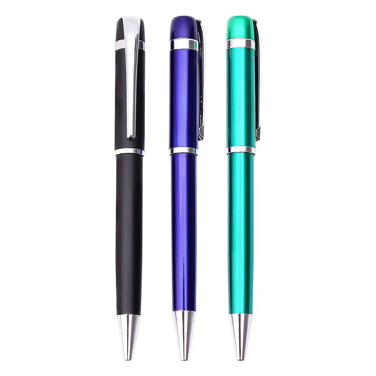 Stylo à bille en métal de bonne qualité stylo cadeau de luxe lourd pour la promotion stylo à bille 1.0mm