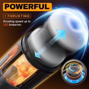 3d Realistische <span class=keywords><strong>Vagina</strong></span> Pussy Stroker Vibrator Stuwkracht Zuigen Automatische Mannelijke Masturbator Apparaten Voor Penisstimulatie - Product Image 3