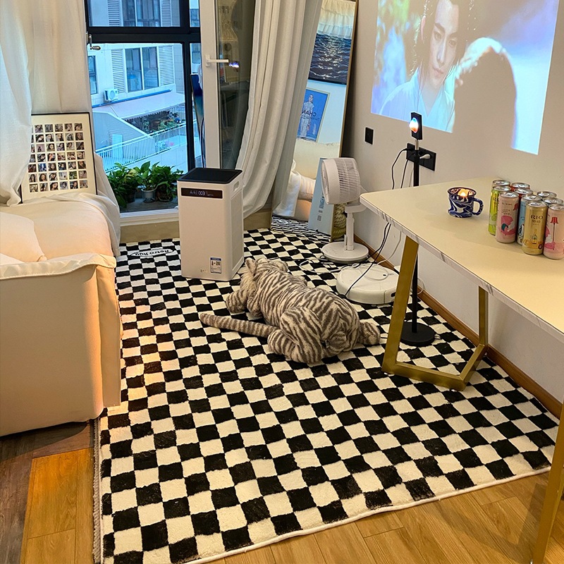 Black and white chessboard