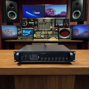 High Power Integrated <strong>Pro</strong> Amplifier Auto Mono Block Kit with <strong>Mixer</strong> Channel Broadcast Power Amplifier Metal Shell