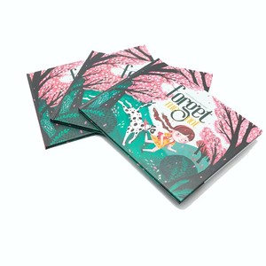 工厂定制精装书印刷自己设计彩色板书牛皮纸艺术纸材料 - Product Image 1