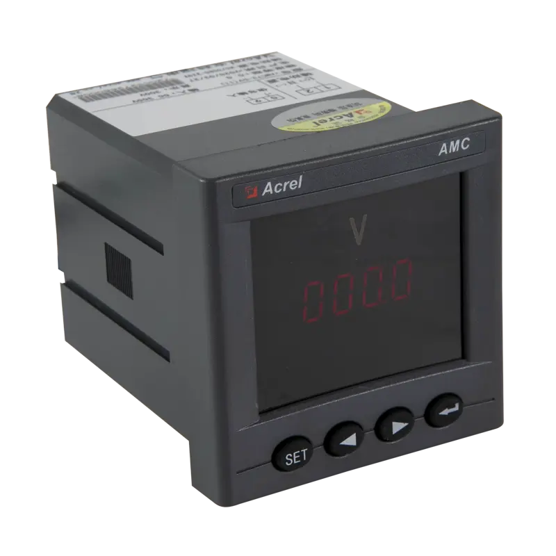 Acrel – compteur de tension à panneau numérique carré de 75 v Dc 0-1000v, voltmètre numérique Programmable, compteur de tension à panneau