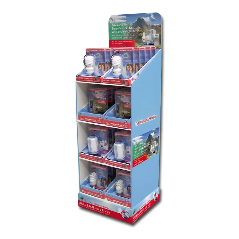 Benutzer definierte tragbare Pop-Ständer Einzelhandel geschäft Boden stehend Pappe Hardware Karton Produkt Display Stand