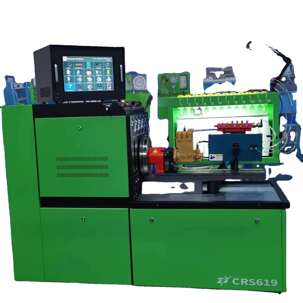 Dongtai Machine Manufacturer Computer Model CRS619 Diesel Injection Pump Test Bench with Common Rail Injector and Pump Function,