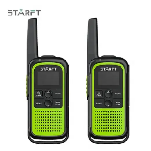 Starft JV01 FRS PMR radio sin icense pantalla LCD VHF walkie talkie linterna niños radio de dos vías