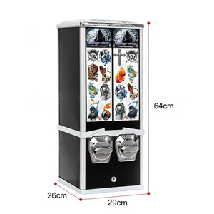 Kim loại Sticker Tattoo Máy bán hàng tự động đồng xu và thẻ Hệ thống thanh toán Mini cơ khí viên nang bán hàng tự động cho trung tâm mua sắm - Product Image 4