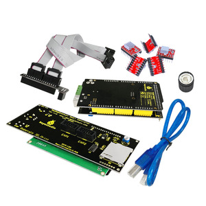 Kit de impresora 3D Keyestudio RAMPS 1,4 + Mega 2560 + 5x A4988 + LCD 2004 Controlador inteligente Kit de impresora 3D para Arduino