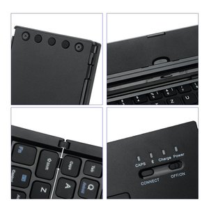Buona custodia con supporto pieghevole tastiera portatile pieghevole Bluetooth Multi tasti tastiera Wireless per iPhone iPad - Product Image 6