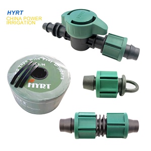 หยดชลประทาน HDPE Coupling 1/2นิ้วสากลร่วม Dripper อุปกรณ์การบีบอัดพลาสติกฟิตติ้งเกลียว - Product Image 4
