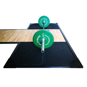 Thiết Kế Hiện Đại Tùy Chỉnh Bằng Gỗ Barbell Deadlift Đào Tạo Nền Tảng Cử Tạ Nền Tảng - Product Image 5